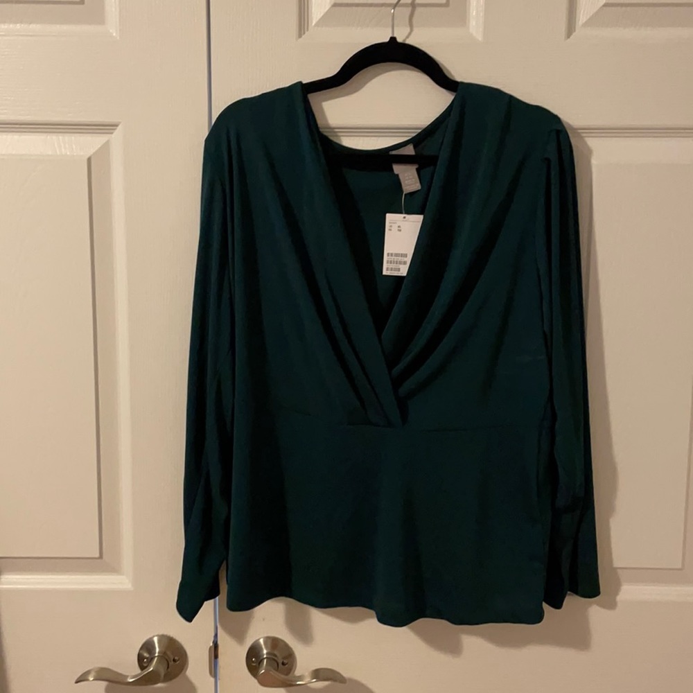 Green deep beer blouse